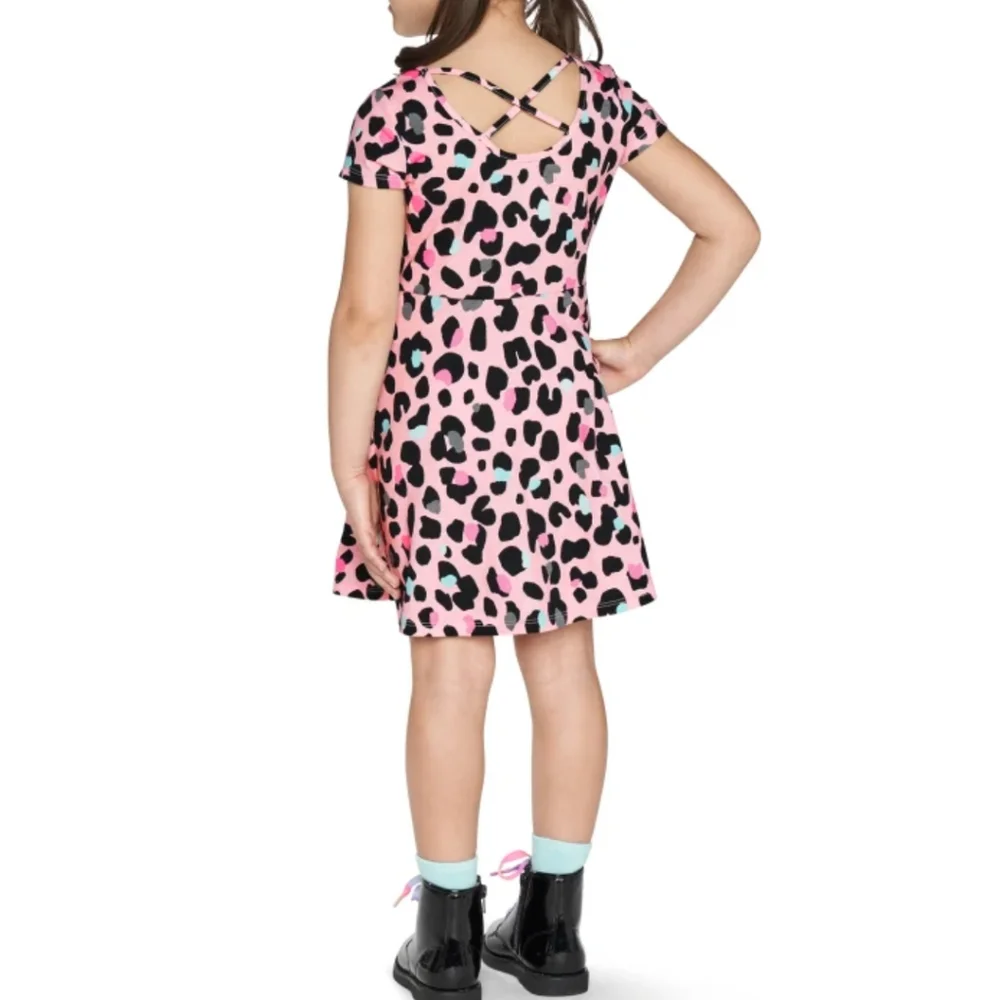 NWT Children's Place Pink Leopard Dress